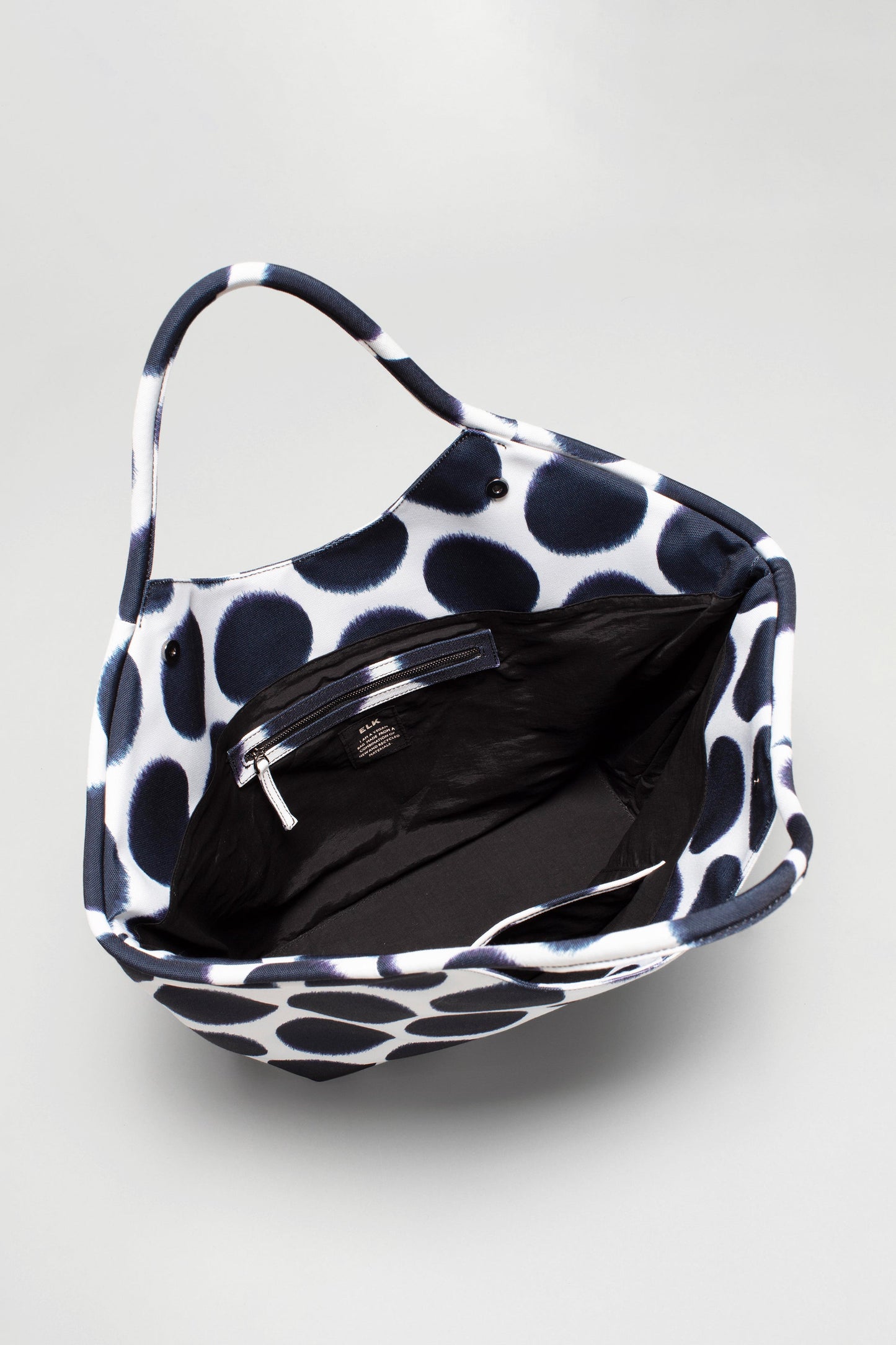 Ivet Recycled Fabric Tote Bag Internal | SOFT SPOT PRINT